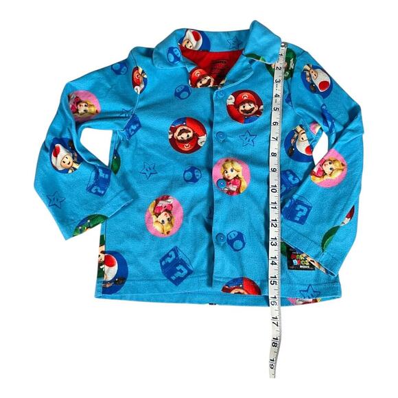 Unisex Pajama Sets Mario Bros Size 6 Outdoor Kids Red & Black Plaid Size 5 Used - Picture 13 of 14